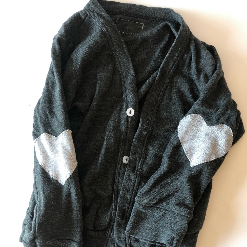 EverlyB Girls Heart Cardigan